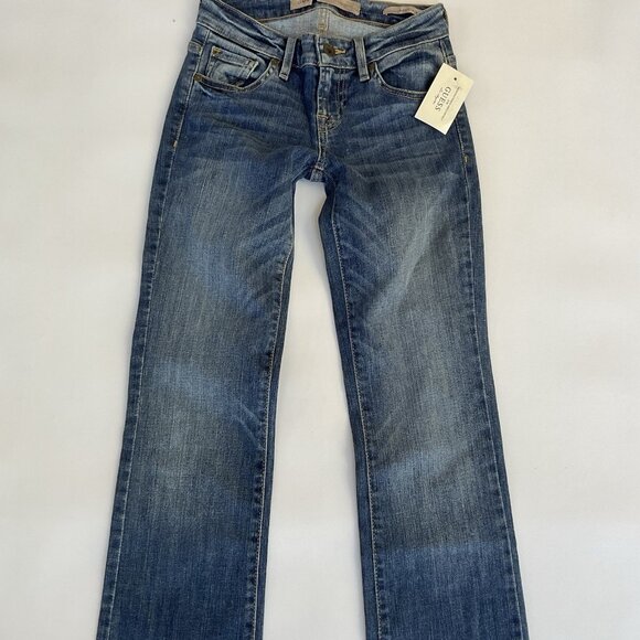 Guess Women’s Mid Rise Boot Cut Jeans Blue Size 23 - Picture 4 of 14